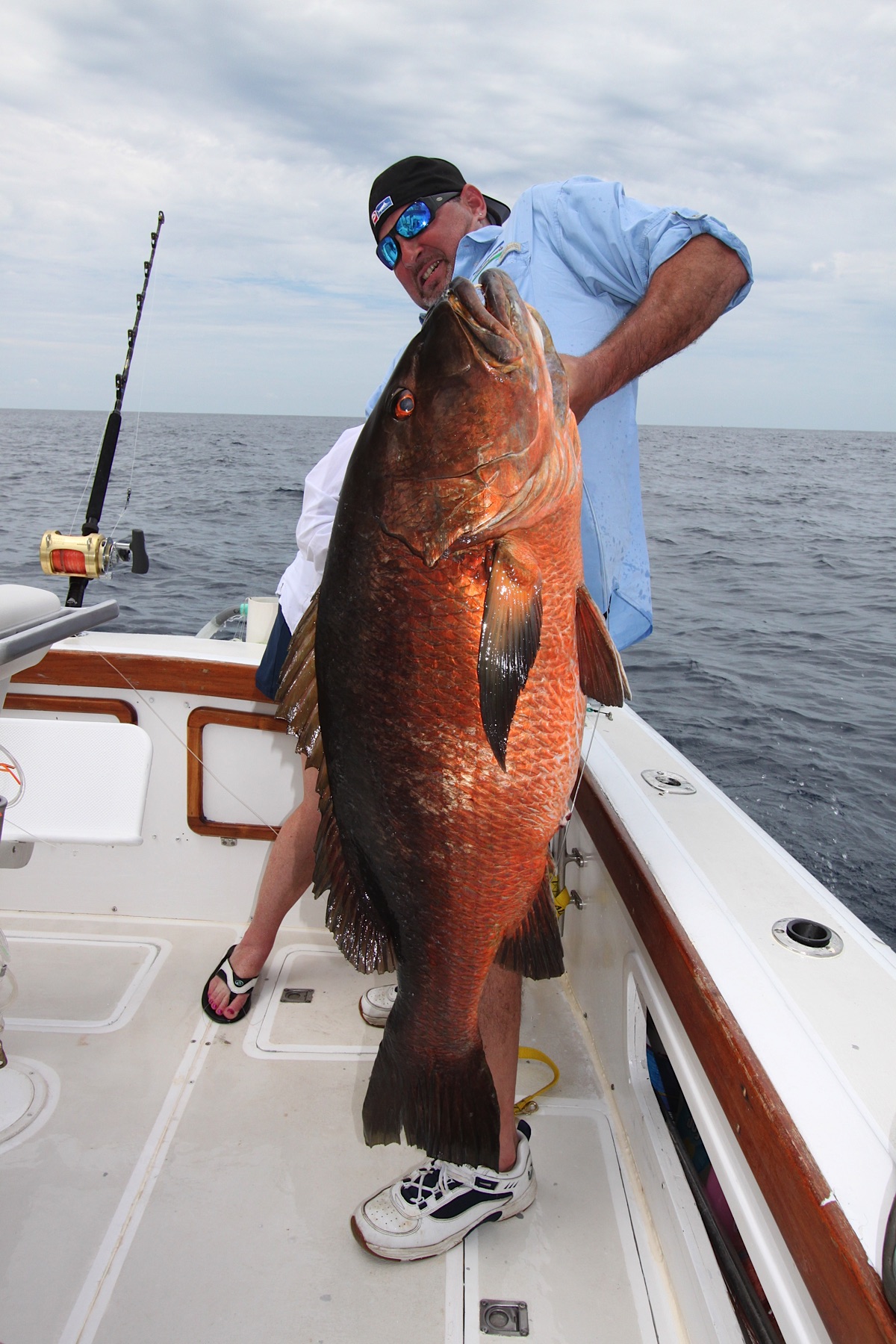 World Record Pacific Cubera Snapper