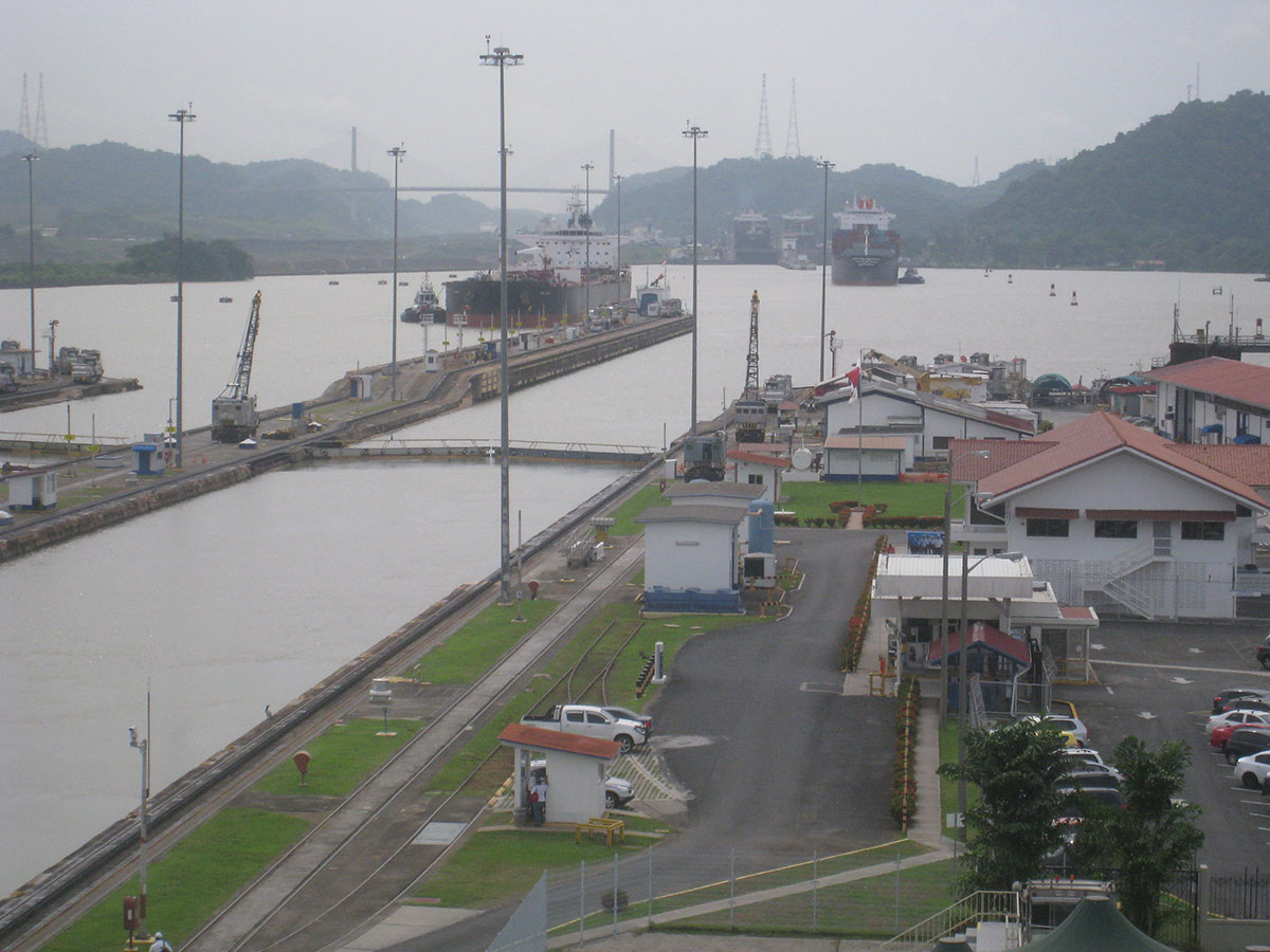 View over Panama Canal
